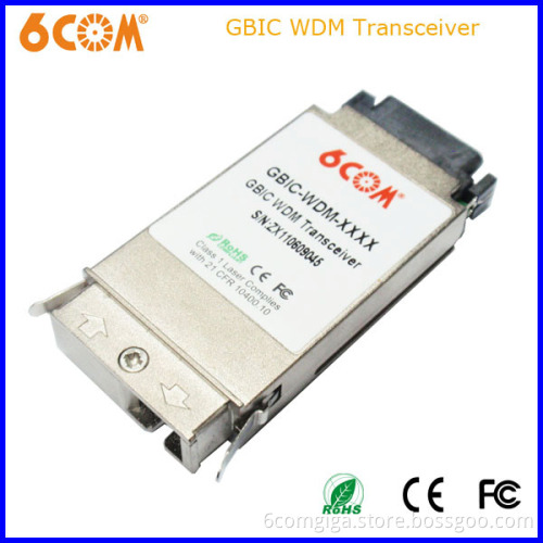 1.25G SC Connector Bidi GBIC Tx1310nm 3km Transceiver